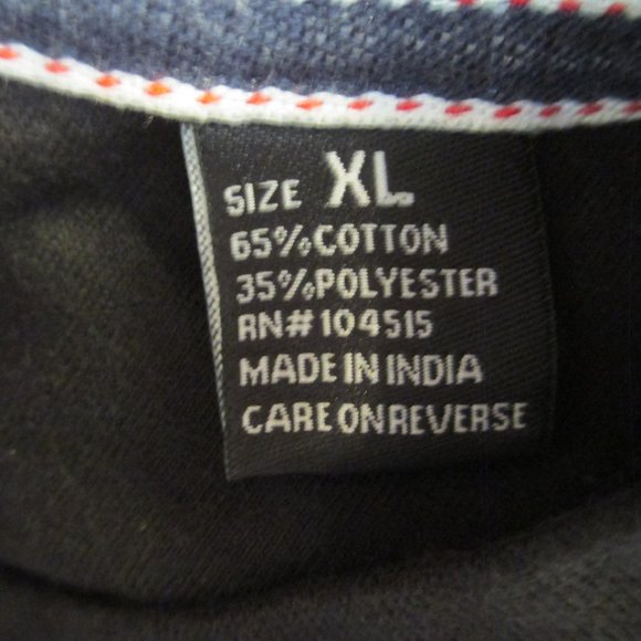 Lion crest Men's Black Gray Long Sleeve Striped Shirt - Picture 3 of 3